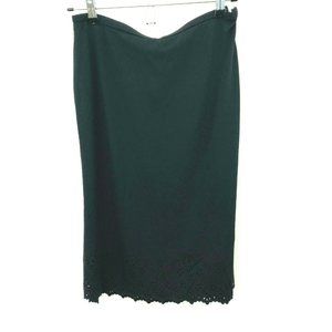 NWT! Ann Taylor Laser Cut Black Pencil Skirt 4